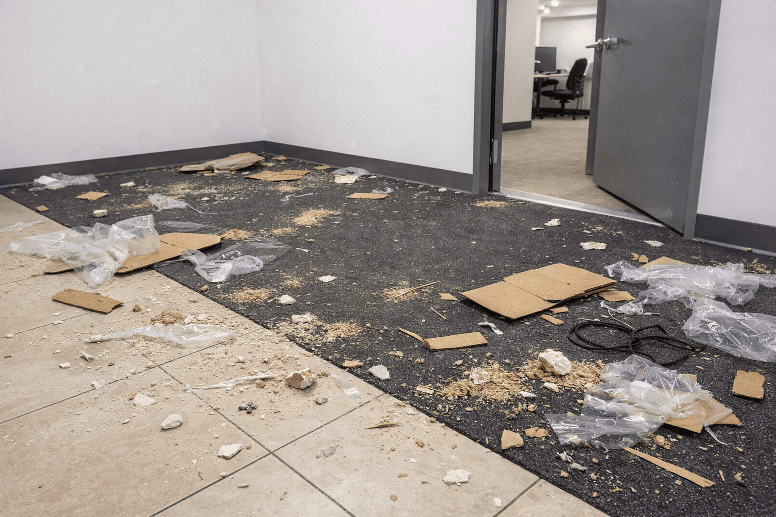 Before after builders cleaning 1