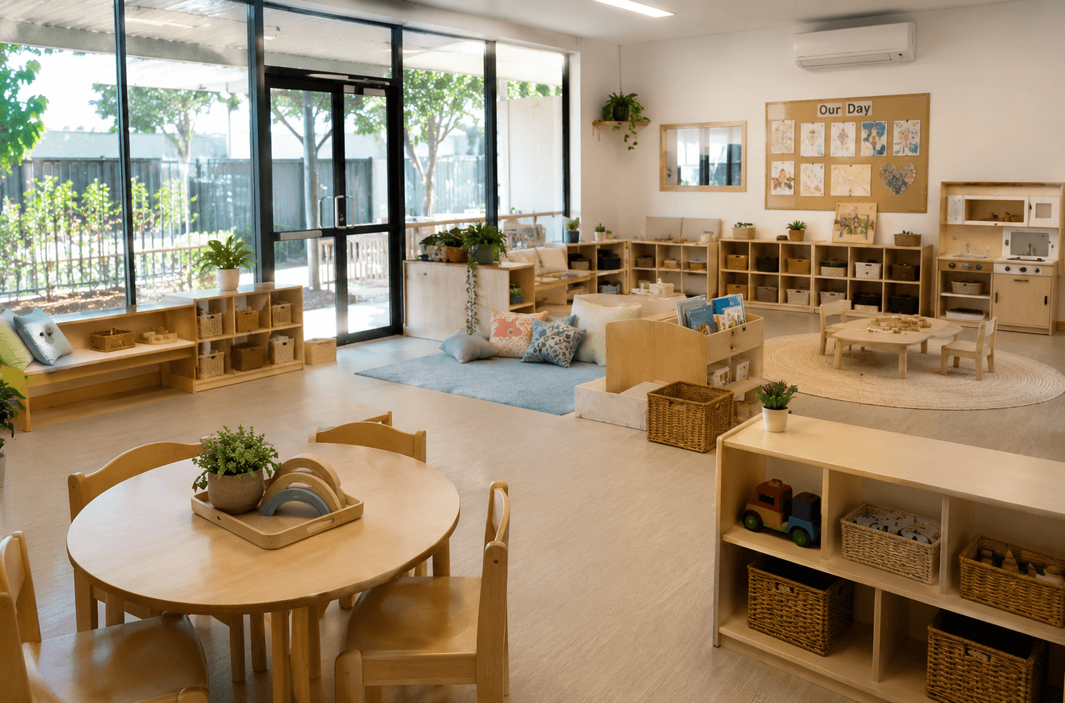 Clean, hygienic childcare centre playroom in Melbourne after a professional clean